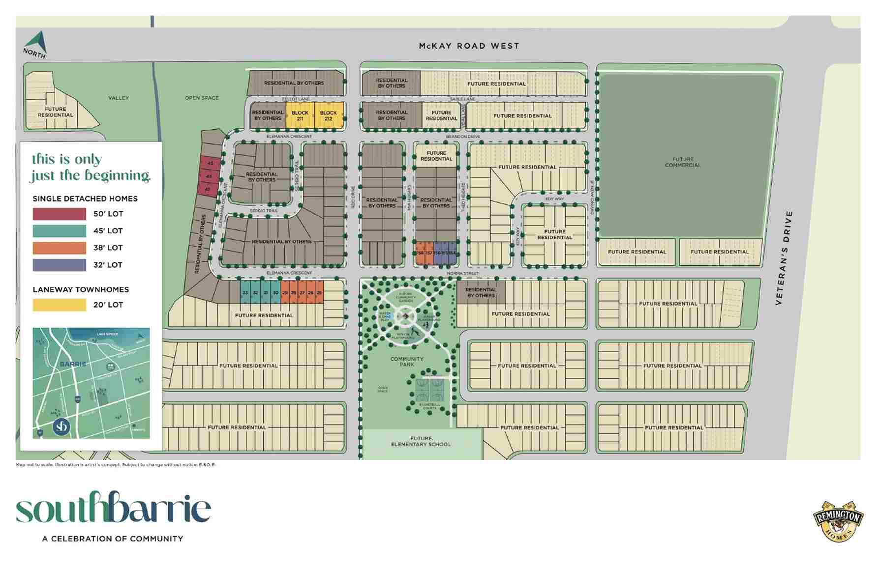 South Barrie Towns – Townhome at Veterans Drive & McKay Road West, Barrie, ON, Barrie