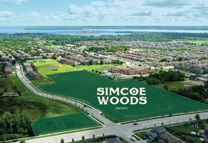 Simcoe Woods Townhomes & Detached Homes – Condo at Innisfil Beach Road & Webster Boulevard, Innisfil, ON, Pre-construction