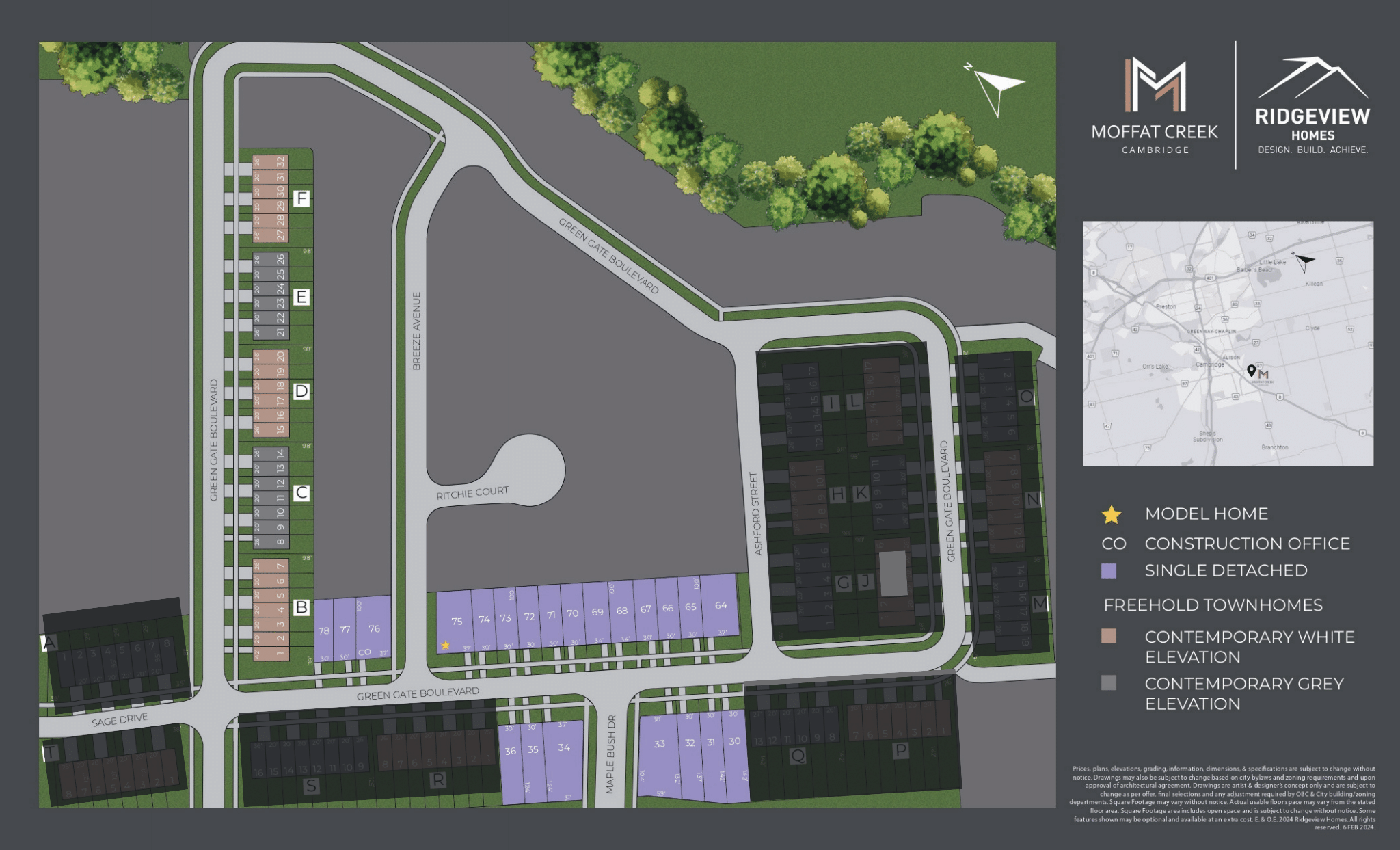 Moffat Creek Towns – Townhome at 3095 Main Street, Cambridge, ON, Cambridge