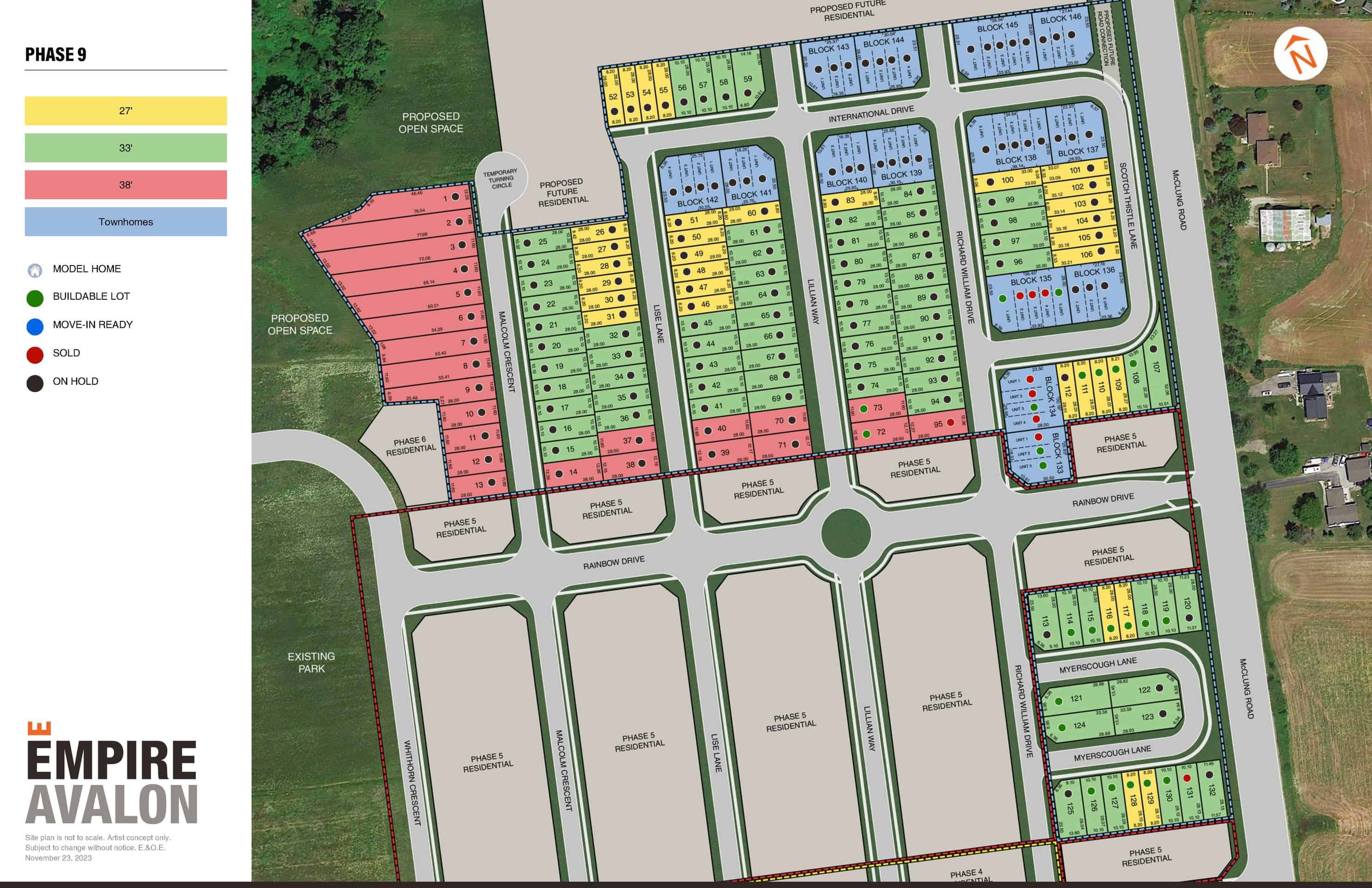 Empire Avalon Phase 9 – Townhome at 2 Richard William Dr, Caledonia